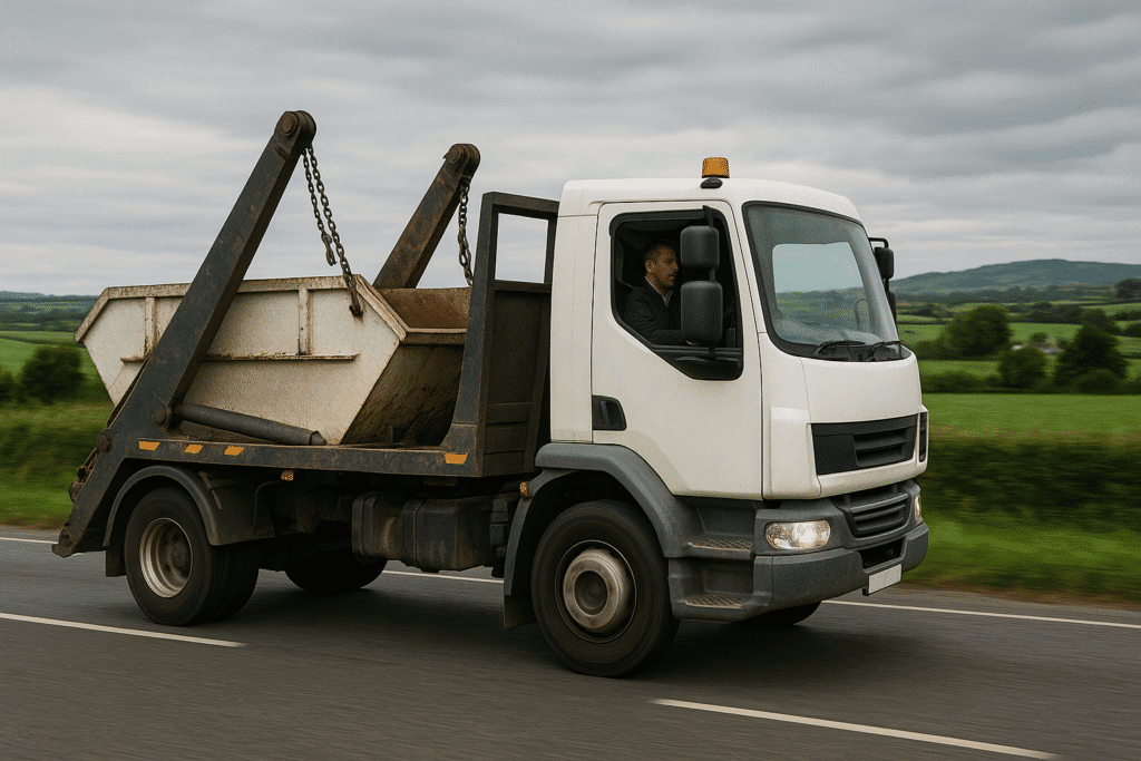 skip hire country road