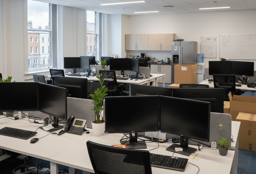 office rubbish clearance before